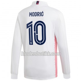 Real Madrid Luka Modrić 10 Hjemme Fotballdrakt 2020-2021 Langermet